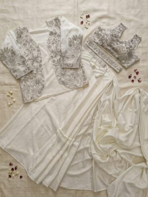 Alternative view of Bollywood Glam Designer Drape Saree