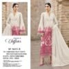 Dinting chiffon Heavy with heavy embroidery with Hand Khatl