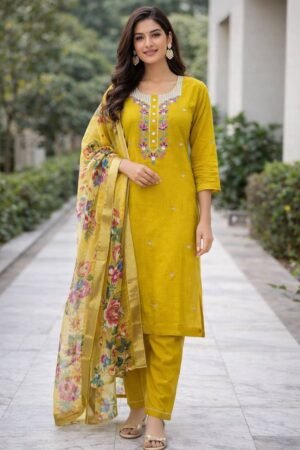 NEW BEUTIFUL HEAVY FULLY STITCHIED SUIT SET