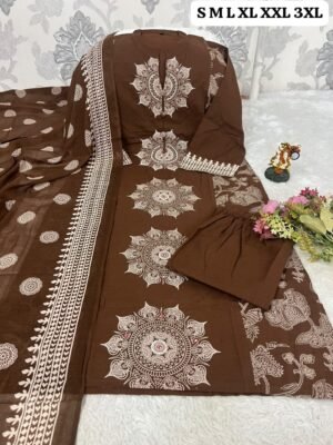 Alternative view of New Arrival: Stunning Cotton Mandala Kurta Set