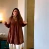 NEW DESIGNER HEAVY MAL CHANDERI TOP PLAZZO SUIT SET