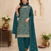 Blooming Fox Georgette with Heavy Embroidered Coding & Multi Work