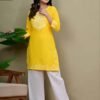 Cotton Embroidered Co-ord Set –
