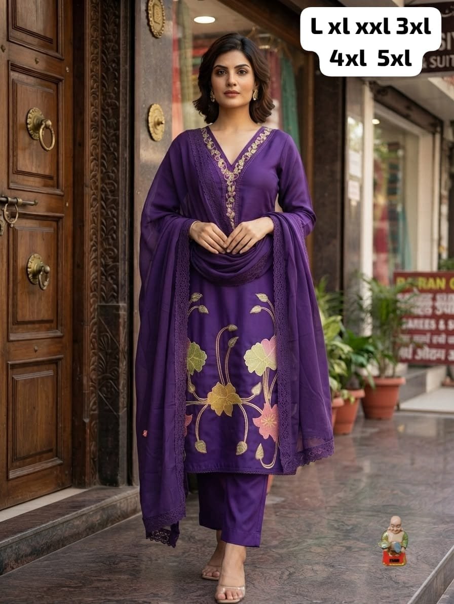 Launching New Designers Kurti Pent Dupatta Set - Image 2