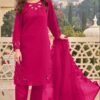 Cambric cotton cutwork handwork kameez with cotton inner