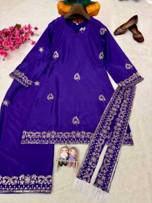 Alternative view of ENHANCE THE BEAUTY OF YOUR WARDROBE WITH THIS NEWLY LAUNCHED KURTI & PLAZZO SET