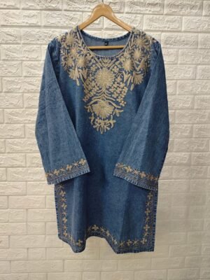 Alternative view of EXQUISITELY STUNNING PREMIUM IMPORTED DENIM TUNIC