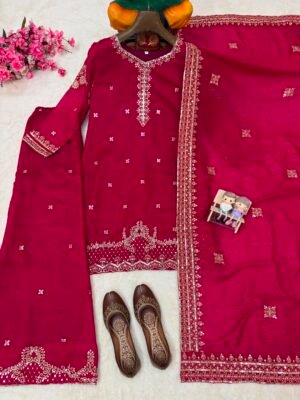Alternative view of ENHANCE THE BEAUTY OF YOUR WARDROBE WITH THIS NEWLY LAUNCHED KURTI & PLAZZO SET