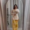 Heavy Pure Cameric Cotton .Fully Fancy Sleeves With Latkan