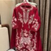 CHIKANKARI COTTON STITCHED (INNER STITCHED) WITH STITCHED COTTON BOTTOM WITH KOTA CHEX EMBROIDERY DUPATTA