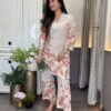 WOMEN'S PURE  LILEN COTTON CO-ORD SET