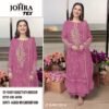 FOX GEORGETTE EMBROIDERED NAZMEEN WITH EMBROIDERED 