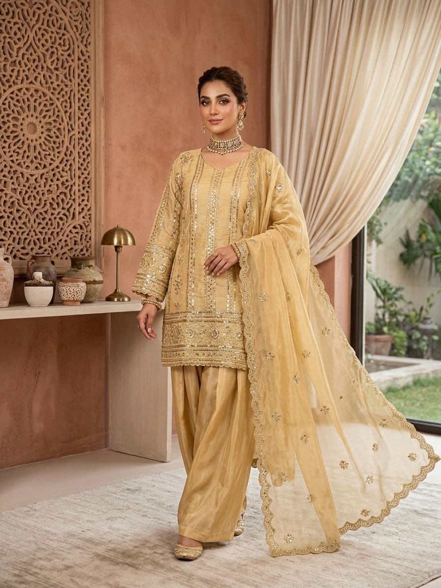 Crafted in Classy Tones with Premium Fabric & Detailing
