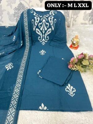 Alternative view of Looking to update your ethnic wardrobe? Check out this stunning Bandhani Suit Set perfect for daily wear, office, or small gatherings