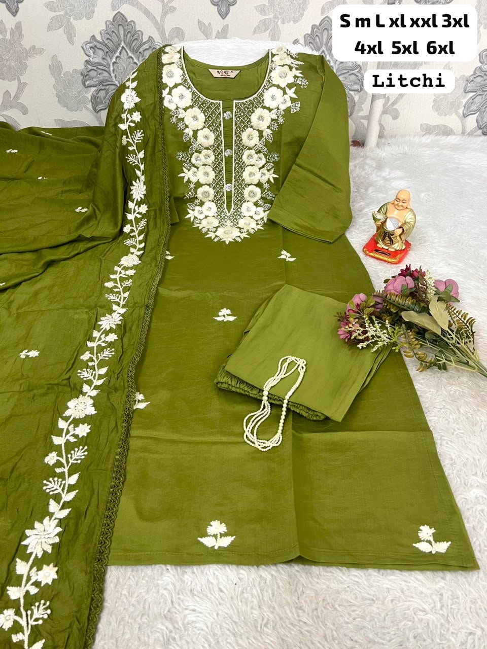 Launching New Designers Kurti Pent Dupatta Set - Image 3
