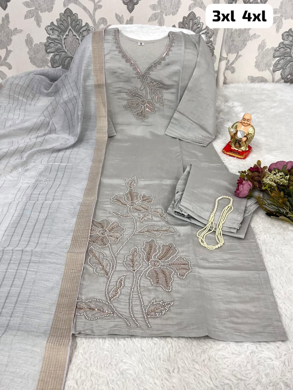 Launching New Designers Kurti Pent Dupatta Set - Image 5