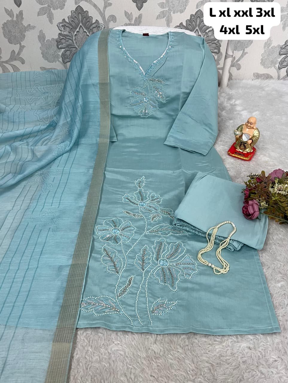 Launching New Designers Kurti Pent Dupatta Set - Image 7
