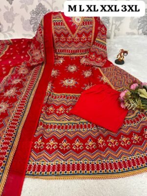 Alternative view of New Arrival Maya Anarkali Set
