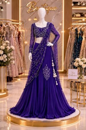 Alternative view of Lehenga Fabric Premium Chinnon Silk