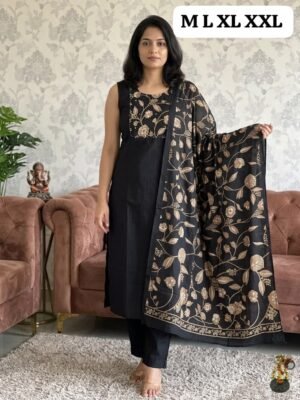 Elevate your ethnic wardrobe with our stunning new 3-Piece Suit Set