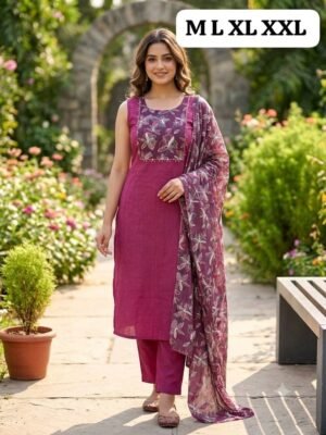 Alternative view of Elevate your ethnic wardrobe with our stunning new 3-Piece Suit Set