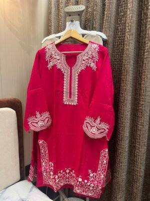 FULLY EMBROIDERY WITH DETAILED WORK