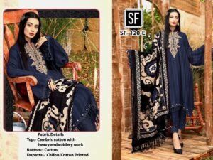 Cotton With Heavy Embroidery Work
