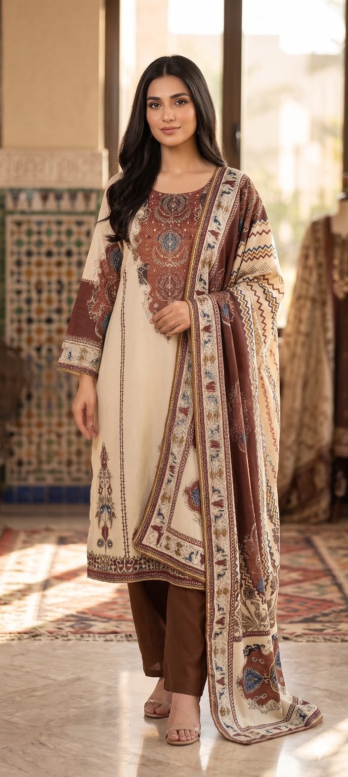 Upgrade your ethnic wardrobe with the elegant sw :101 Designer Suit Set, - Image 3