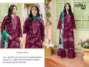CAMBRIC COTTON WITH HEAVY EMBROIDERY WORK