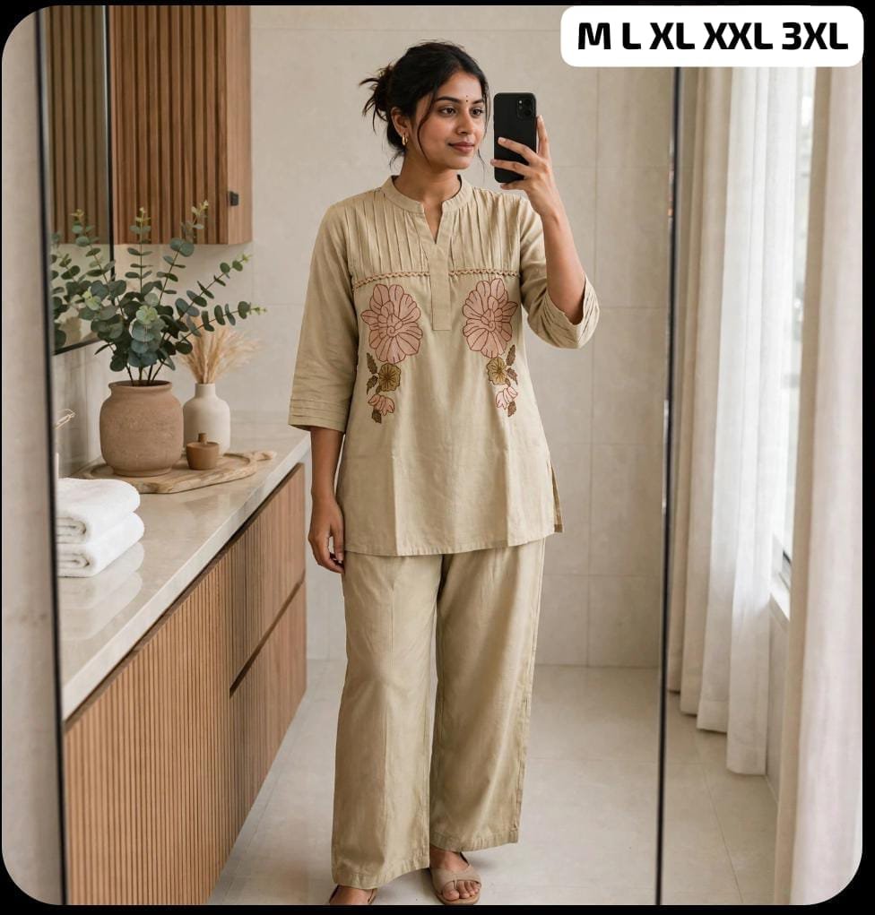 Febric Pure Cotton Cord-SET