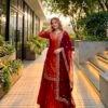 LUNCHING NEW DESIGNER WEAR  HEAVY EMBROIDERY SEQUENCE WORK TOP WITH LEHENGAS
