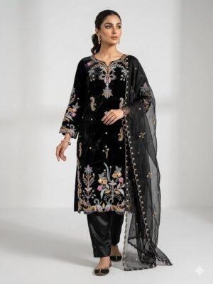 THIS WEDDING SEASON WEAR OUR BEAUTIFUL EMBROIDERED TOP , PANT WITH DUPATTA