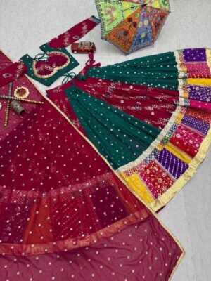 Alternative view of AK Creation is Launching Navratri Special Pure Cotton Lehenga Choli