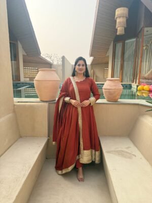 Presenting New Đěsigner Anarkali Suit In New Fancy Style