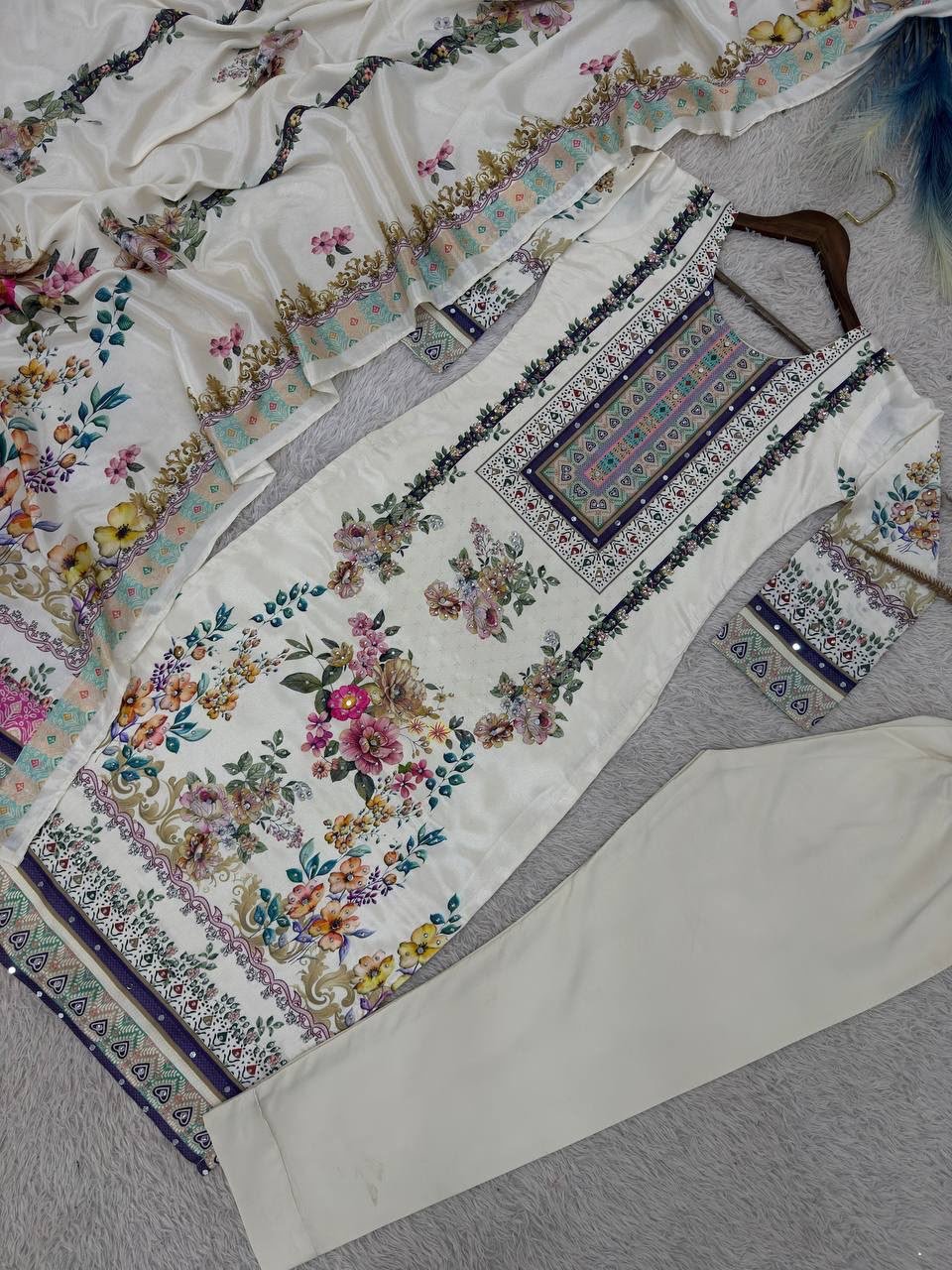 PRESERNTING UPCOMING TRADITIONAL COLLECTION WITH DIGITAL PRINTED KRUTI - PENT WITH DUPATTA - Image 2