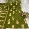 PURE MUL COTTON KURTI WITH PANT WITH MATCHING DUPPATA 
