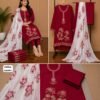 PURE LINEN WITH FULLY KASHMIRI EMBROIDERD WORK