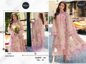 NEW COLOUR OMBRE STARLET LAWN COLLECTION