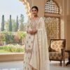DESIGNER WEAR SEQUENCE EMBROIDERY ON SILK FABRIC TOP AND PLAZZO WITH DUPATTA