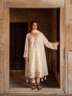 Đěsigner Party Wear Look Pur Roman Glass Over Size Long Kaftan & Bottom With Dupatta set