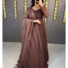 New launching festival special gown dupatta
