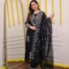 Elegant Straight Kurti Pant Dupatta Set