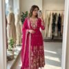 Launching New Design  Trending Fox Georgette *Gwon&Pent&dupatta 