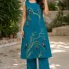 STRIGHT CUT KURTI WITH PLAZO
