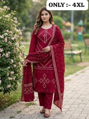 New Arrival: Premium Dabu Cotton 3-Piece Suit Set