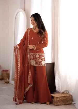 This colourfull  & fresh look outfit is perfect for upcoming festivities and weddings which provides you more comfort and style