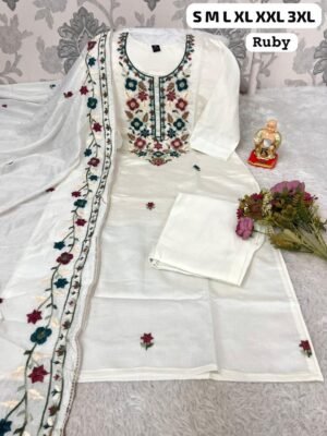 Launching New Designers Kurti Pent Dupatta Set