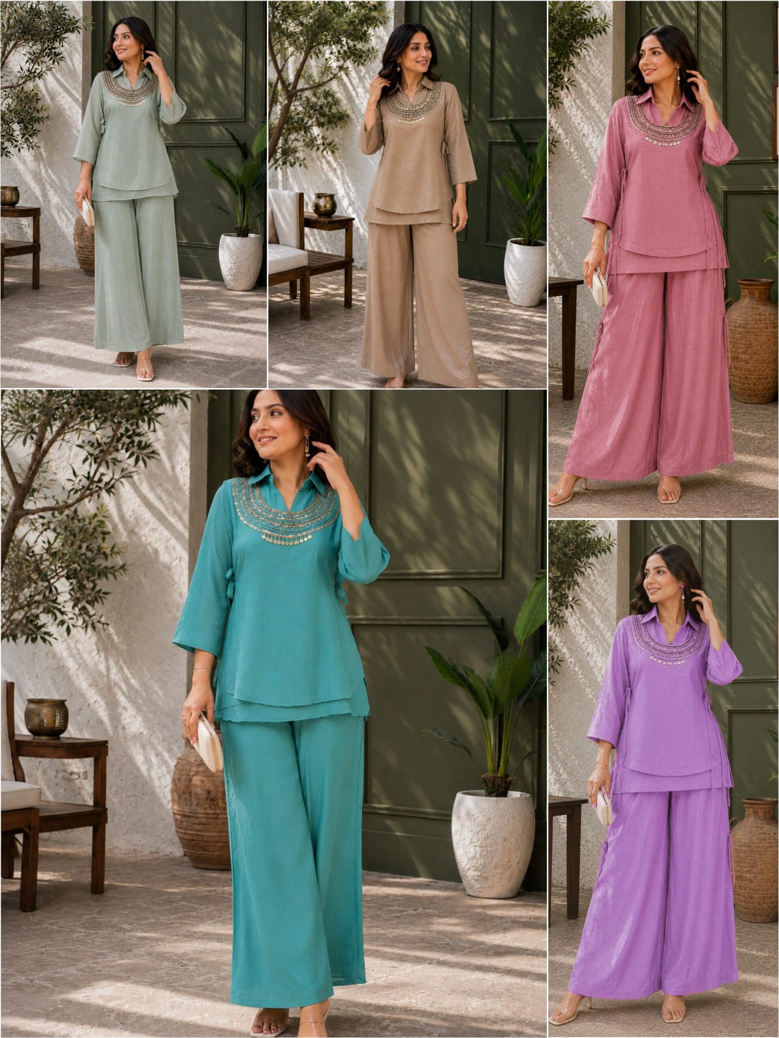 Rakshabandhan Spacial MOST VIRAL OUTFITSS LAUNCHED KURTI , KOTI & PLAZZO SET - Image 5
