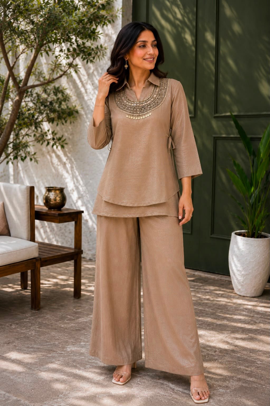 Rakshabandhan Spacial MOST VIRAL OUTFITSS LAUNCHED KURTI , KOTI & PLAZZO SET - Image 3