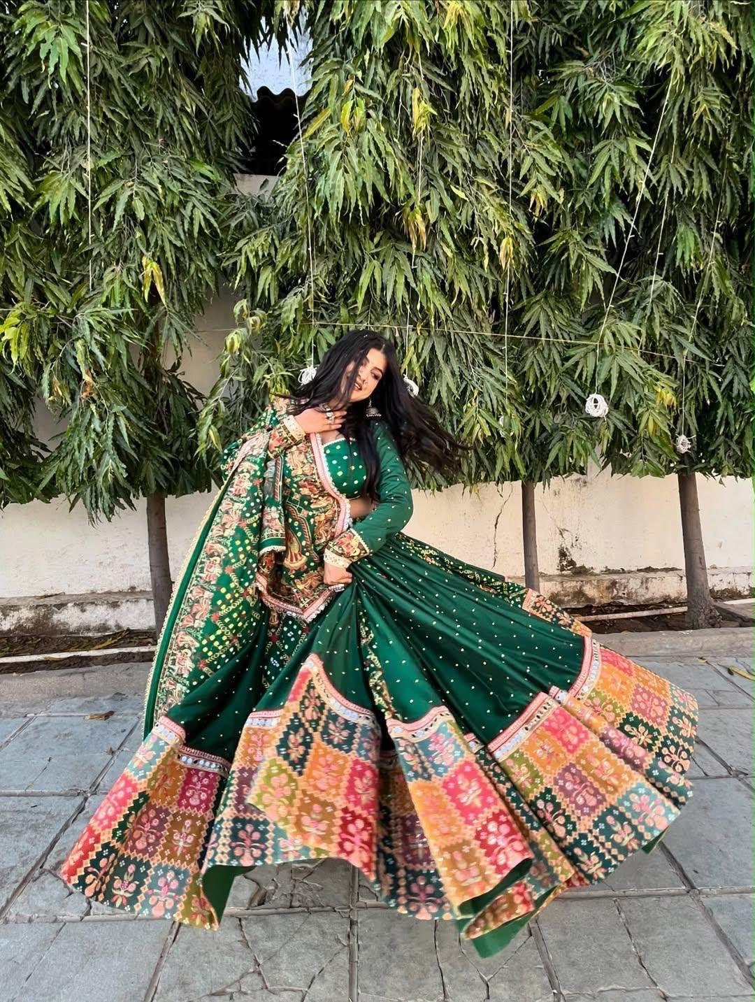 PRESENTING NEW NAVRATRI 2026 SPECIAL DESIGNER PRINTED LAHENGA CHOLI